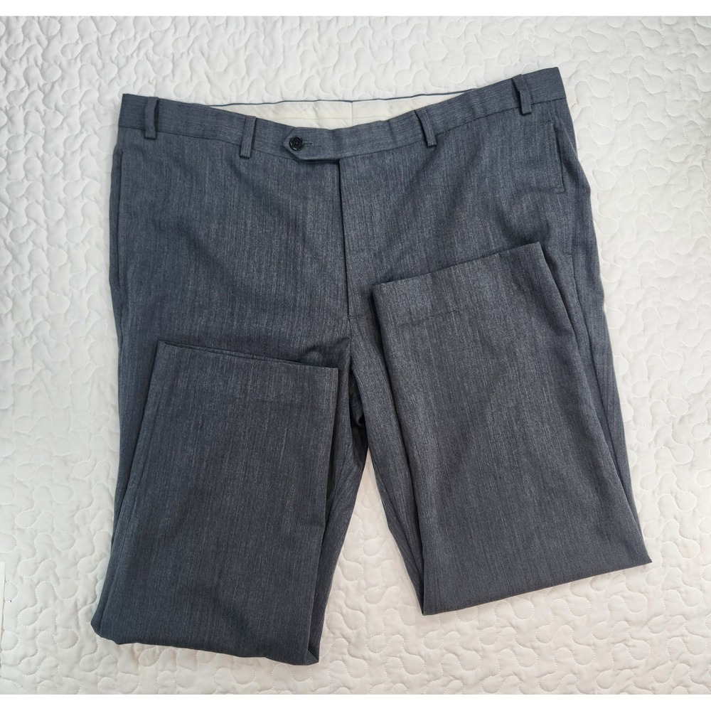 42 Brooks Brothers Madison Grey Pants 42x27  Various-Color-Threads Mens Trousers